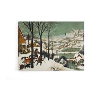Artery8 Pieter Bruegel The Elder Hunters In Snow Canvas Wall Art Print | Size: W18" x H24" Artery8 Multicolor W18" x H24"