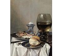 Artery8 Pieter Claesz Still Life With A Salt Realism Unframed Wall Art Print Poster Home Decor Premium