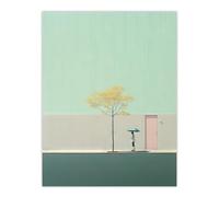 Artery8 Pink Doorway By Amy Denver Minimalist Soft Pastel Minimalism Simple Modern Artwork Extra Large XL Wall Art Poster Print