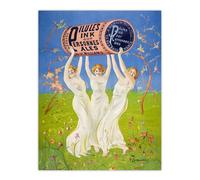 Artery8 Pink Pills Pale People Advert Vintage Wall Art Print Cappiello | Size: W24" x H32" Artery8 Multicolor W24" x H32"