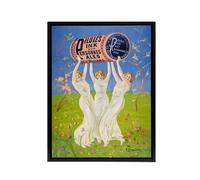 Artery8 Pink Pills Pale People Vintage Ad Framed Canvas Wall Art Print Cappiello | Size: W18" x H24" Artery8 Multicolor W18" x H24"