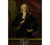 Artery8 Portrait Matthew De Haan Governor General Premium Wall Art Canvas Print 18X24 Inch