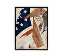 Artery8 Portrait of Ralph Dusenberry Arthur Dove Black Framed Canvas Wall Art | Size: W24" x H32" Artery8 Multicolor W24" x H32"