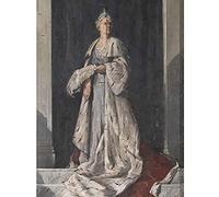Artery8 Portrait Queen Wilhelmina Netherlands Unframed Wall Art Print Poster Home Decor Premium