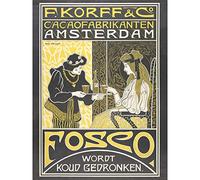 Artery8 Pothast Korff Cocoa Chocolate Amsterdam Nouveau Ad Premium Wall Art Canvas Print 18X24 Inch