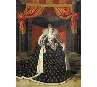 Artery8 Pourbus Portrait Marie De Medicis Consort Premium Wall Art Canvas Print 18X24 Inch