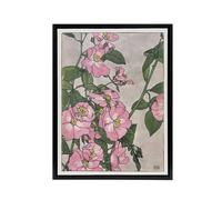 Artery8 Prairie Rose Flowers Framed Canvas Wall Art Print Hannah Borger Overbeck in Pink | Size: W12" x H16" Artery8 Pink W12" x H16"