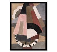 Artery8 Provincetown Abstract Painting Hartley Framed Wall Art Print in Brown | Size: A4 Artery8 Brown A4