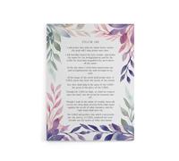 Artery8 Psalm 138 I Will Praise Thee Bible Quote Canvas Wall Art Print in Purple | Size: W18" x H24" Artery8 Purple W18" x H24"
