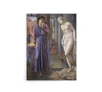 Artery8 Pygmalion and Galatea Canvas Wall Art Print Vintage : Artwork by Edward Burne Jones 12x16 Dynamic industrial-era Picture, perfect for offices or creative workspaces with vintage flair