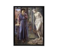 Artery8 Pygmalion & Galatea Framed Canvas Wall Art Print Edward Burne Jones | Size: W18" x H24" Artery8 Multicolor W18" x H24"