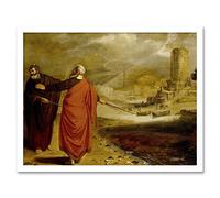 Artery8 Pynas Aaron Transforming Water Of Nile Into Blood Art Print Framed Poster Wall Decor 12x16 inch