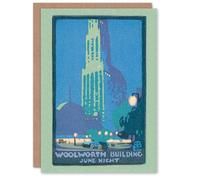 Artery8 Rachael R Elmer Art Card Woolworth Building Vintage Postcard