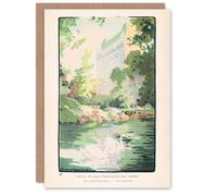 Artery8 Rachael R Elmer Personalised Art Card Hotel Plaza from Central Park