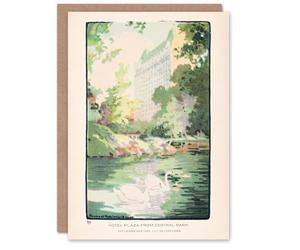 Artery8 Rachael R Elmer Personalised Art Card Hotel Plaza from Central Park