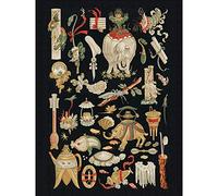 Artery8 Racinet 1888 Book L'Ornement Polychrome Plate China Chinese Large XL Wall Art Canvas Print