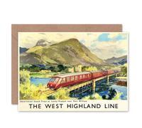 Artery8 Rail Scotland West Highland Line British Scottish Card Artery8 Multicolor