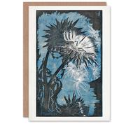 Artery8 Reijer Stolk Art Card Artichoke Flower Abstract Floral Painting