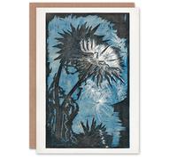 Artery8 Reijer Stolk Art Card Artichoke Flower Abstract Floral Painting