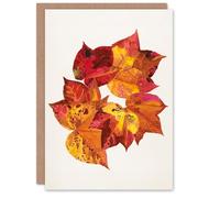 Artery8 Reijer Stolk Art Card Autumn Leaves Watercolour Painting