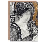 Artery8 Reijer Stolk Art Card Woman Playing Cello Stylised Portrait