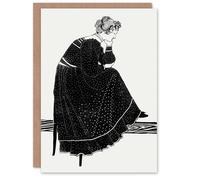 Artery8 Reijer Stolk Art Card Woman Sitting on a Stool Design