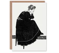 Artery8 Reijer Stolk Art Card Woman Sitting on a Stool Design