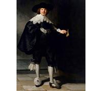 Artery8 Rembrandt Marten Soolmans Portrait Large Wall Art Poster Print Thick Paper 18X24 Inch