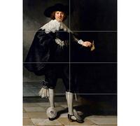 Artery8 Rembrandt Marten Soolmans Portrait XL Giant Panel Poster (8 Sections)