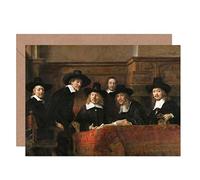 Artery8 Rembrandt Syndics Drapers Guild De staalmeesters Fine Art Greeting Card Plus Envelope Blank Inside