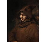Artery8 Rembrandt Titus Van Rijn In Monks Habit Portrait Unframed Wall Art Print Poster Home Decor Premium