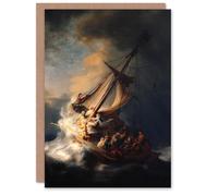 Artery8 Rembrandt van Rijn Art Card Storm on the Sea of Galilee