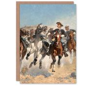 Artery8 Remington Art Card The Fourth Troopers Moving the Led Horses Artery8 Multicolor