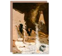 Artery8 Remington Art Card Tribe Historians Native American Culture