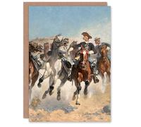 Artery8 Remington Personalised Art Card The Fourth Troopers Moving the Led Horses