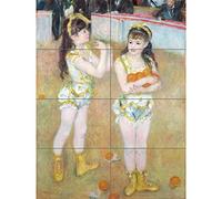 Artery8 Renoir Acrobats Cirque Fernando Wartenberg Sisters Painting XL Giant Panel Poster (8 Sections)