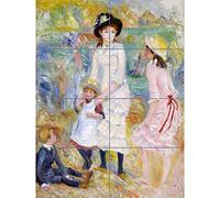 Artery8 Renoir Children On The Seashore Guernsey XL Giant Panel Poster (8 Sections)
