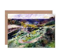 Artery8 Renoir Road At Wargemont Fine Art Greeting Card Plus Envelope Blank Inside