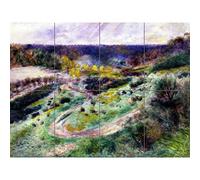 Artery8 Renoir Road At Wargemont XL Giant Panel Poster (8 Sections)