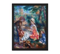 Artery8 Renoir The Apple Seller Painting Artwork Framed Wall Art Print 18X24 Inch