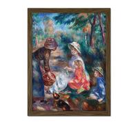 Artery8 Renoir The Apple Seller Painting Artwork Framed Wall Art Print 18X24 Inch