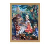 Artery8 Renoir The Apple Seller Painting Artwork Framed Wall Art Print 18X24 Inch
