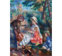 Artery8 Renoir The Apple Seller Painting Unframed Wall Art Print Poster Home Decor Premium