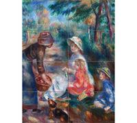 Artery8 Renoir The Apple Seller Painting XL Giant Panel Poster (8 Sections)