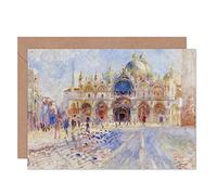 Artery8 Renoir The Piazza San Marco Venice Fine Art Greeting Card Plus Envelope Blank Inside