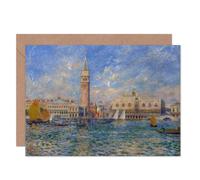 Artery8 Renoir Venice The Doges Palace 1881 Painting Fine Art Greeting Card Plus Envelope Blank Inside
