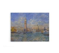 Artery8 Renoir Venice The Doges Palace 1881 Canvas Wall Art Print | Size: W18" x H24" Artery8 Multicolor W18" x H24"