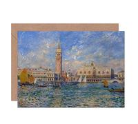 Artery8 Renoir Venice The Doges Palace 1881 Painting Fine Art Greeting Card Plus Envelope Blank Inside