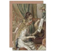 Artery8 Renoir Young Girls At The Piano Fine Art Greeting Card Plus Envelope Blank Inside