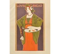 Artery8 Rhead Salon Des Cent Artist's Own Exhibition Artwork Large XL Wall Art Canvas Print